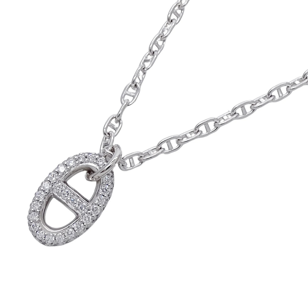 Hermes HERMES Chaine d'Ancre Farandole PM Necklace for Women, Brand Name, 750...